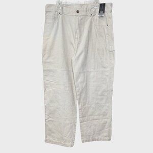 NO BOUNDARIES Canvas Carpenter Pants Unisex‎ 40x31 Baggy Slouch Grunge 90s NEW